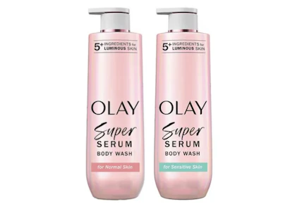 2 Olay Super Serum Body Washes