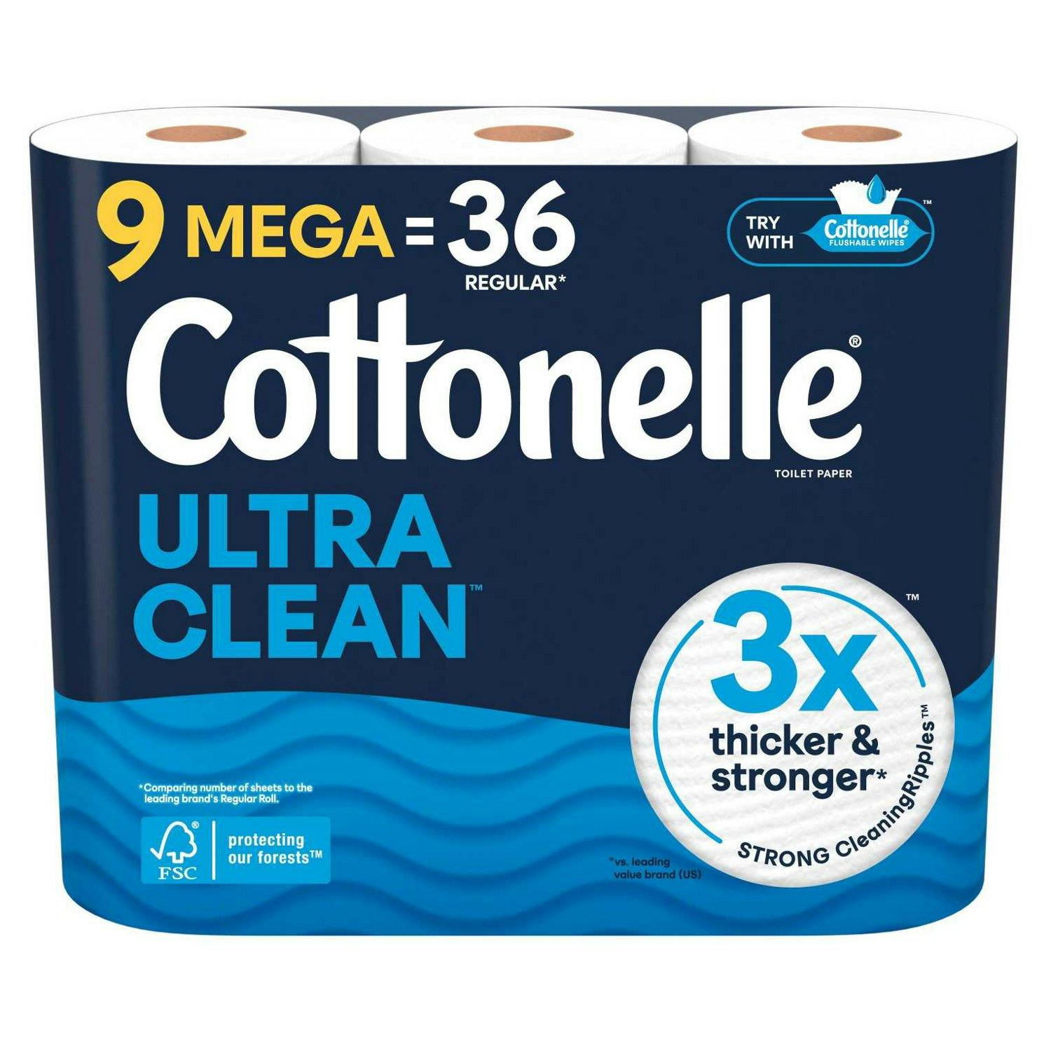 2 Cottonelle Toilet Paper Packs