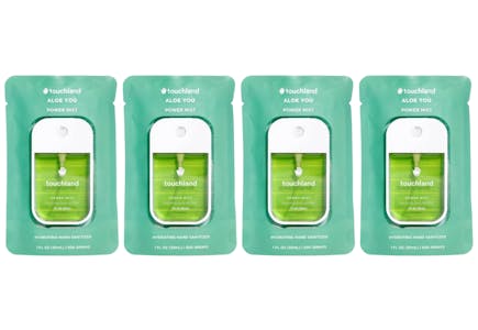 4 Touchland Hand Sanitizers