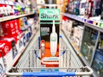 shark steam mop in walmart cart