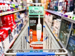 shark steam mop in walmart cart