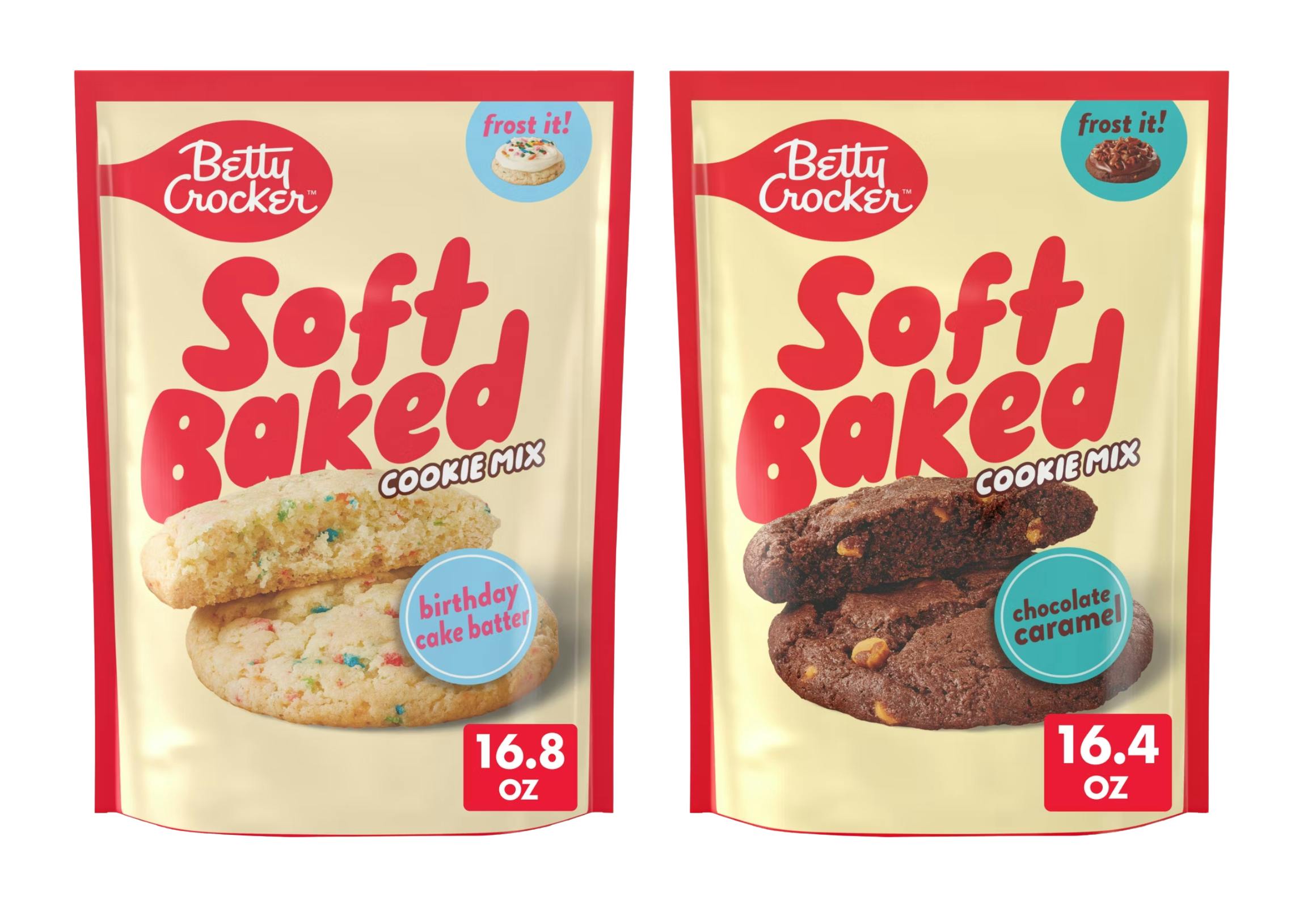 2 Betty Crocker Cookie Mixes