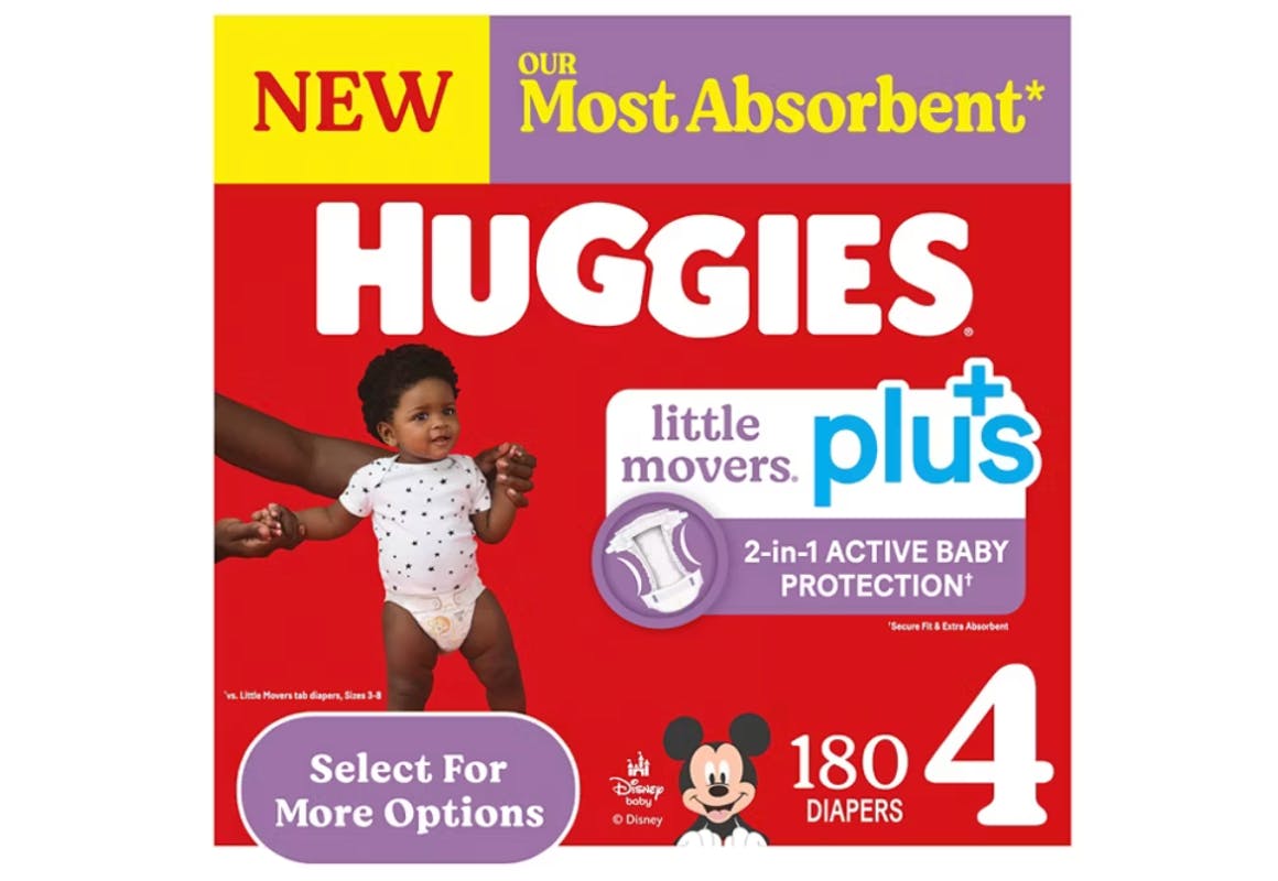 Huggies® Little Movers® Plus Diapers Box