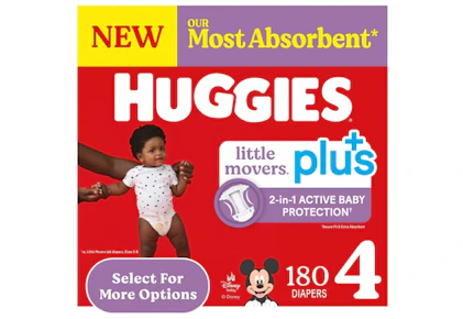 Huggies® Little Movers® Plus Diapers Box