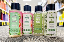 love beauty and planet hair care in a store aisle