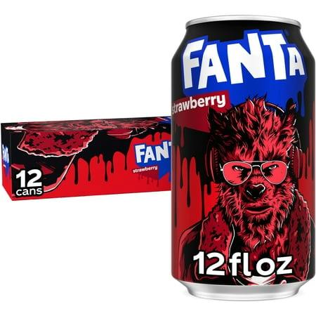 Fanta Strawberry Soda 12-Pack