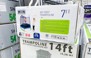 my first trampoline in a box