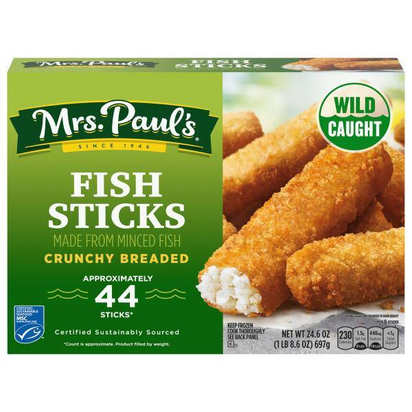 2 Mrs. Paul's Fish Sticks