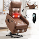 Massage Heating Power Lift Recliner