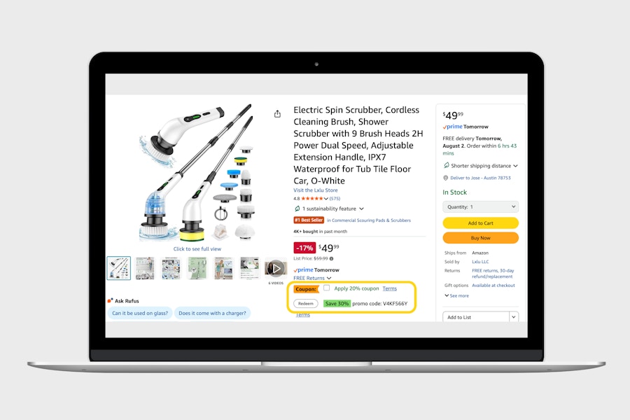 Amazon-Coupons-Scrub-Brush-Product-Page