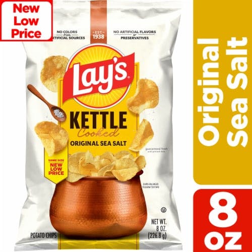 5 Lay's Kettle Cooked Chips Bags