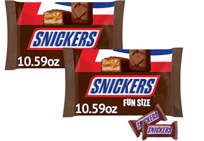 2 Snickers Candy Bags