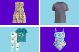 Hot Walmart Clothing Deals: $3 Tees, $4 Swimwear, $5 Dresses, $6 Pajamas card image