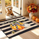 Fall Pumpkin Entryway Mat