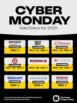 Cyber Monday Dates for 2025