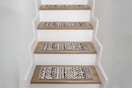 Lifestyle image of the World Rug Gallery Stair Rug Set (4-count) 