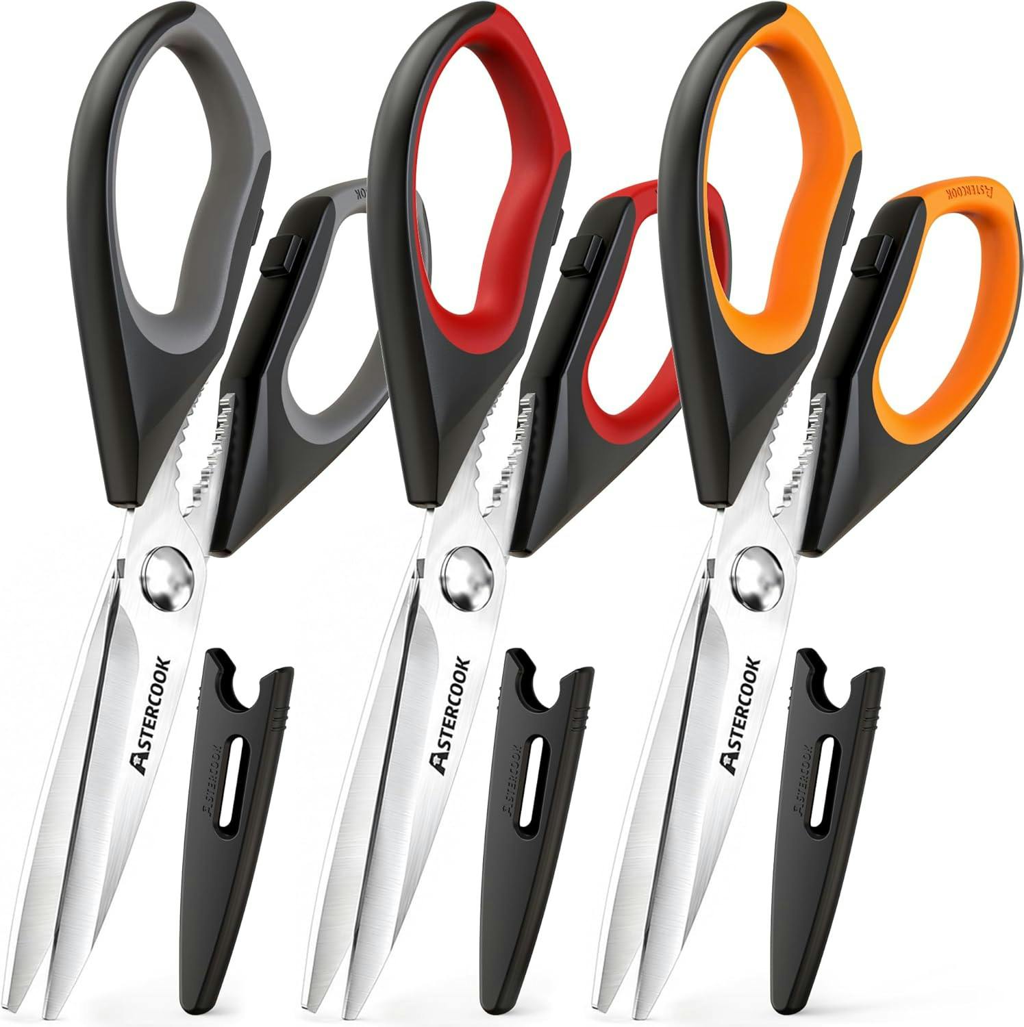 Astercook Kitchen Scissors 3-Pack