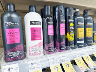 tresemme shampoos on walgreens shelf