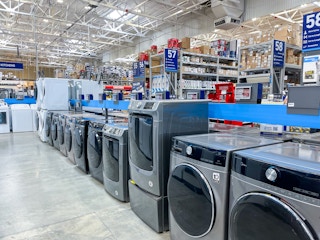 washer and dryer appliances at Lowe's