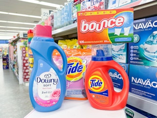 tide downy bounce on walgreens shelf