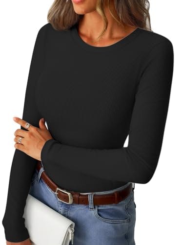 Women's Long Sleeve Ribbed Top