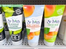 st ives face scrub on store shelf