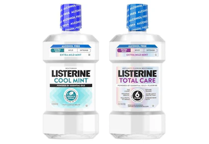 2 Listerine Mouthwashes
