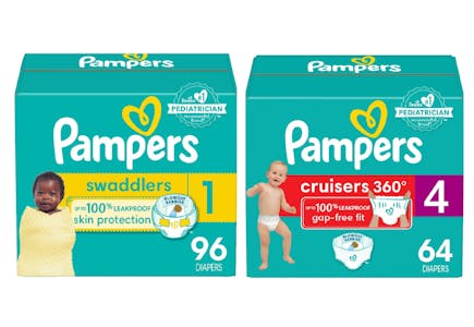 2 Pampers Boxed Diaper