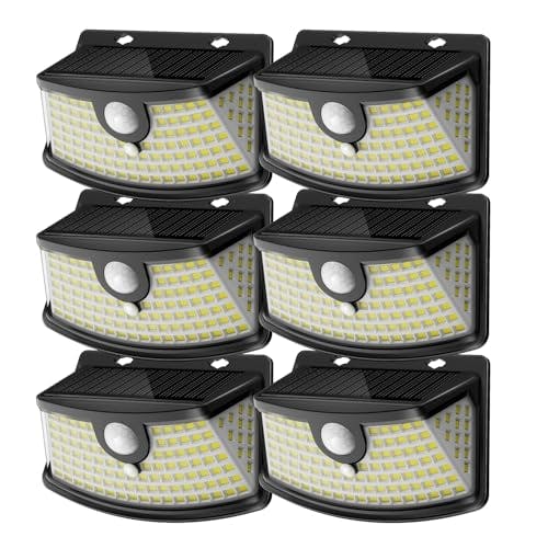 Solar Motion Sensor Lights 6-Pack