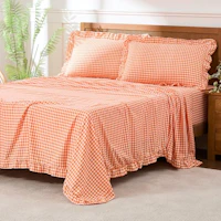 Gingham Queen Sheet Set