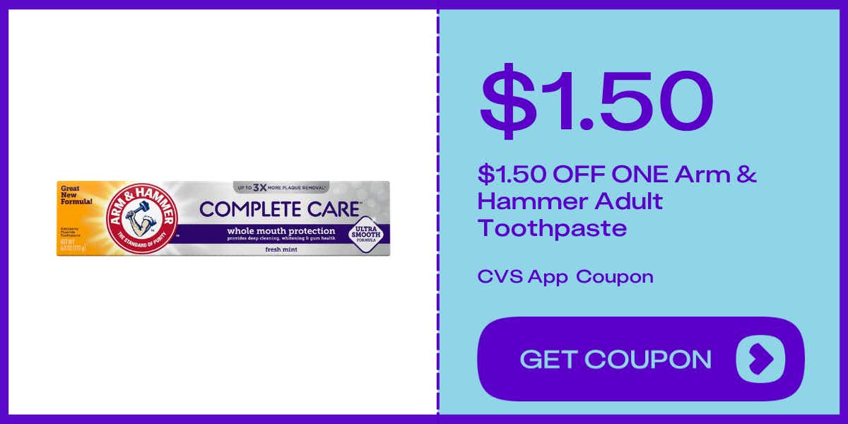 arm & hammer complete care toothpaste