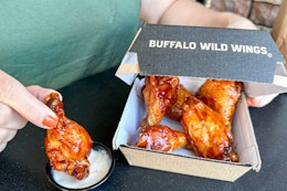 Tuesday Meal Deals: BOGO 50% Off Traditional Wings At Buffalo Wild Wings card image