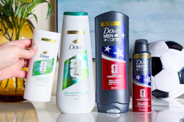dove and dove men+care body wash and dry sprays