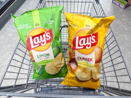 lay's chip bags in walgreens cart