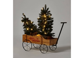 LED Tree and Wagon Set