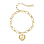 Heart Letter Bracelet