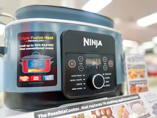 Ninja Foodie PossibleCooker Pro display in kitchen appliance section in stores at Target