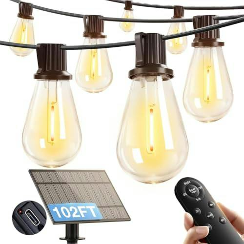 addlon Solar String Lights