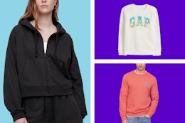 Gap Factory Hoodie and Sweatshirt Deals: Kids’ From $6 and Adults’ From $11 card image