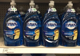 4 Dawn Dish Soaps + Sponge, Free at Staples