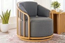 Lifestyle picture of the Better Homes & Gardens Birdcage Accent Chair in home setting