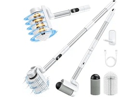 Cordless Rolling Spin Scrubber