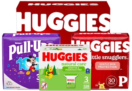 6 Huggies and Pull-Ups Products