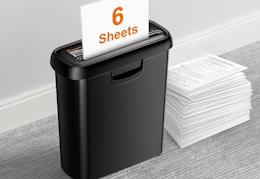 Get a $22 Paper Shredder for a Limited Time at Walmart card image