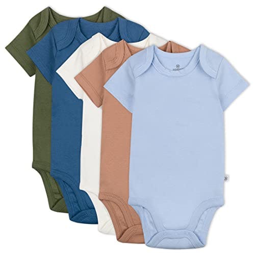 HonestBaby Bodysuits 5-Pack