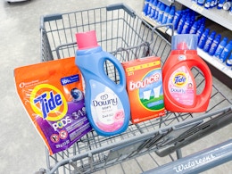 Tide, Bounce, and Downy Laundry — Get 4 Items for $2.74 Each at Walgreens card image