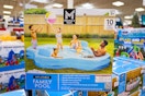members mark elegant family pool on store pallet