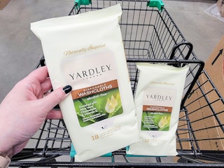 yardley disposable washcloths
