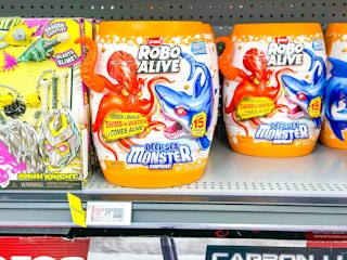 robo alive deep sea monster surprise on walmart shelf