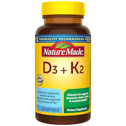 Nature Made Vitamin D3 K2 Supplement